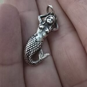 James Avery Silver Mermaid Pendant